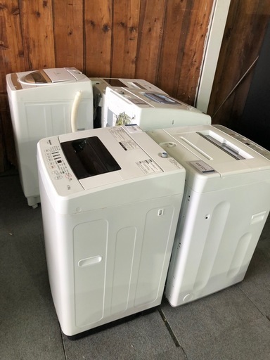 単身用洗濯機4.5kg〜6kg11000円