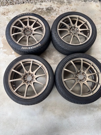 RAYS  CE28NF 17インチ 7.5J +50  5H PCD100