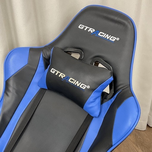 KC-1【新入荷　リサイクル品】GTレーシング　ゲーミングチェア　青 KC-1【新入荷 リサイクル品】GTレーシング ゲーミングチェア 青の通販