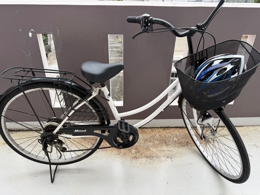 白黒ツートンカラー自転車