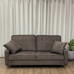 KC-2【新入荷　アウトレット品】ヘレナ/ファブリック　3シーターソファ　ブラウンの画像