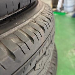 ギャバンに使用　中古タイヤ４本の画像