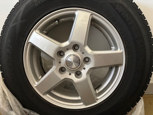 DUNLOP ダンロップ　スタッドレスタイヤ4本　ホイール付き