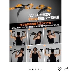 ぶら下がり健康器【説明書付き】の画像