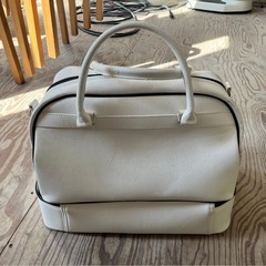 【Cleveland Golf】クリーブランド ボストンバッグ（白）シューズ収納ありの画像