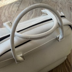 【Cleveland Golf】クリーブランド ボストンバッグ（白）シューズ収納ありの画像