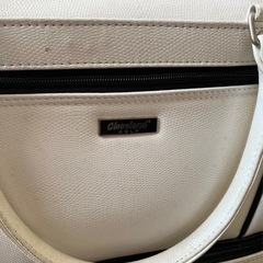 【Cleveland Golf】クリーブランド ボストンバッグ（白）シューズ収納ありの画像