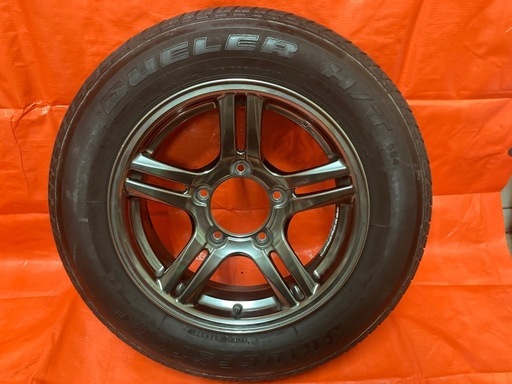 JB23W ジムニー 純正16インチアルミホイール 夏タイヤ付 175/80R16