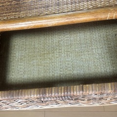 3月中頃処分/ラタン/籐のチェスト②の画像