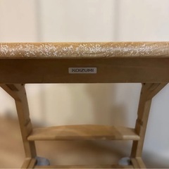 木製 高さ調整可能 キッズチェア【直接引渡し】の画像