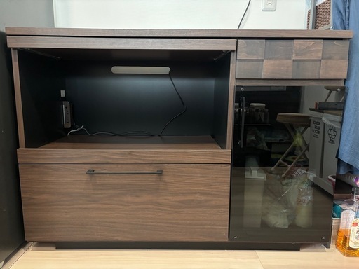 【受け渡し決定】キッチンボード120cm 