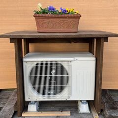 エアコン室外機カバー　天然木製　安価にお譲りします　5800円　アイデア次第で用途多の画像