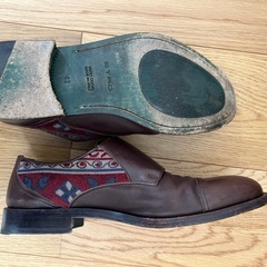 ETRO ダブルモンクシューズ　革靴の画像