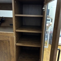 レンジ台 食器棚 キッチンカウンター 木製 北欧  の画像