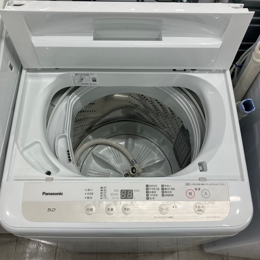安心の6ヶ月保証つき！Panasonic全自動洗濯機2021年製5.0kg【トレファク堺福田】