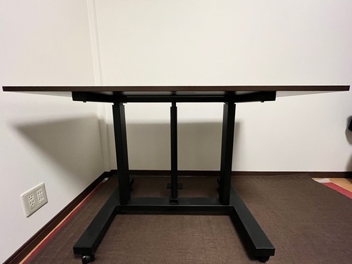 ガス圧昇降式デスク 幅120cm  