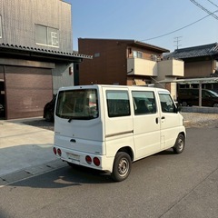 総額16.5万円★車内広々フラット軽箱バン★オートマ★Tベル交換歴あり★平成20年式 三菱ミニキャブバン (U61V)16.4万キロ ホワイトの画像
