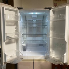 シャープ SHARP 冷蔵庫（424L・フレンチドア）コーラルゴールド プラズマクラスター冷蔵庫 の画像