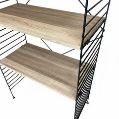 【新品】☆3段ハイタイプ シェルフ オークの画像