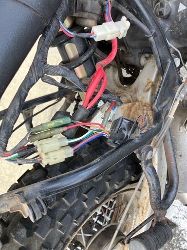 tw200 書類あり。ジャンク