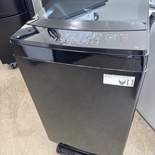 2024年　ニトリ　洗濯機　6kg  黒
