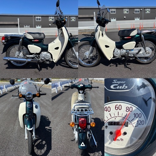 ⭐️自賠責付でお得❗️スーパーカブC110⭐️セル付4速ギア⭐️バッテリー・プラグなど新品交換済み⭐️原付2種オートバイ⭐️
