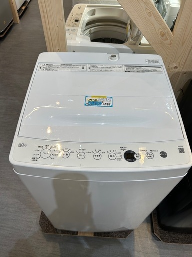 配送可【ハイアール】6K洗濯機★2024年製　分解クリーニング済み/6ヶ月保証付き【管理番号0307】五