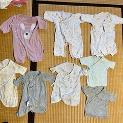 まとめて肌着＆カバーオール11点 サイズ50-60の画像