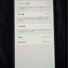 🌈美品 iPhone15Pro Maxバッテリー容量100%の画像