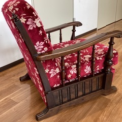 一人掛けアンティークチェア【町田市再生家具】253605の画像
