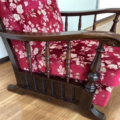 一人掛けアンティークチェア【町田市再生家具】253605の画像