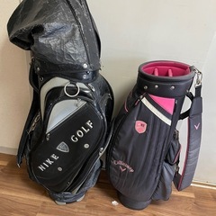 ゴルフキャディバッグ2点の画像