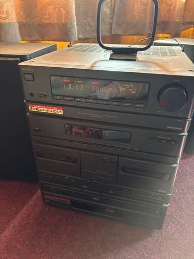 SONY レーザーカラオケ付きコンボ　ジャンク品