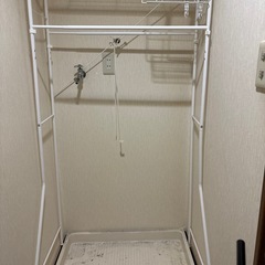 洗濯機上の棚の画像