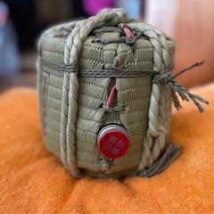 【お正月】出羽桜 ミニ樽 空き樽 1.8Lの画像