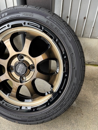 MAD  CROSS 15インチ　4.5J  ＋45アルミホイールセット