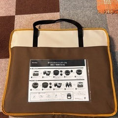 【ほぼ未使用】カインズ Pet's One 折りたたみメッシュサークル（Lサイズ・ブラウン）の画像