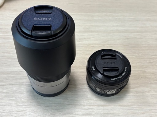 SONYズーム
レンズ　SELP1650 SEL55210　eマウント　zv-e10におすすめ