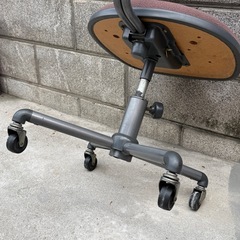 昭和レトロ　オフィスチェア　作業椅子の画像