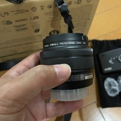 FUJIFILM X-M5 レンズキット シルバー　美品 smallRigパーツ、iM30コンパクトフラッシュ付きの画像