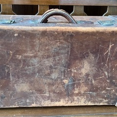 本革ビンテージトランクケースの画像