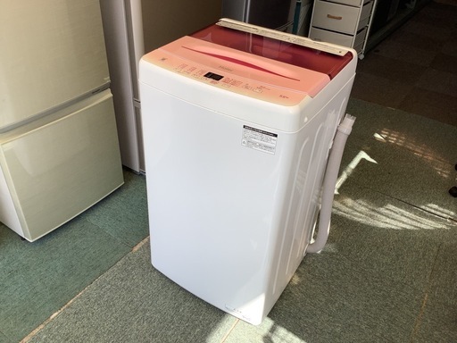 【リサイクルサービス八光】2022年製　可愛らしいサクラピンク！ハイアール 5.5kg 全自動洗濯機 JW-U55HK