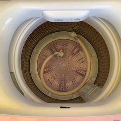 【リサイクルサービス八光】2022年製　可愛らしいサクラピンク！ハイアール 5.5kg 全自動洗濯機 JW-U55HKの画像