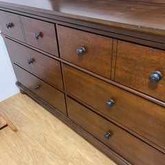 【あげます】ミラー付きチェストの画像