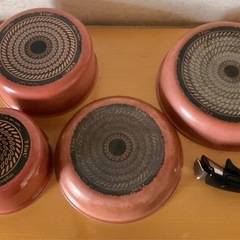 ティファール 取っ手のとれる 片手鍋とフライパン セット ガス火専用 インジニオ ソースパン T-falの画像