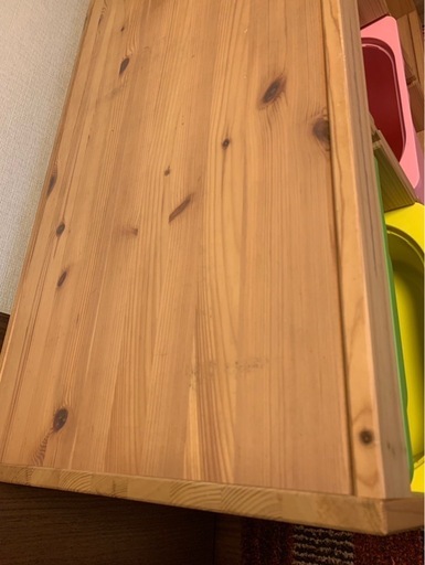 IKEA トロファスト　木製おもちゃ箱 複数収納付き