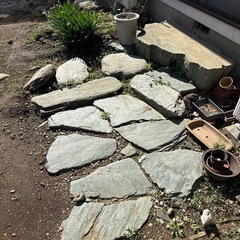 庭石、飛び石の画像