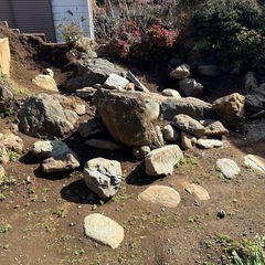 庭石、飛び石の画像