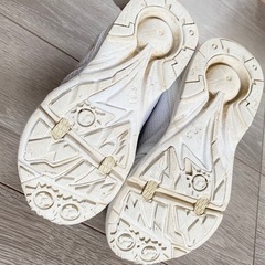 ムーンスター白スニーカーバネのチカラ18.5cmの画像