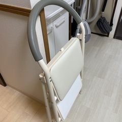 山善ステップチェア2段（踏み台＋椅子）の画像